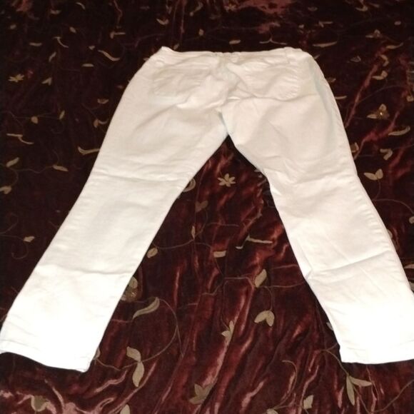 Royalty For Me Women's Cream Straight Leg Jeans - Picture 8 of 9